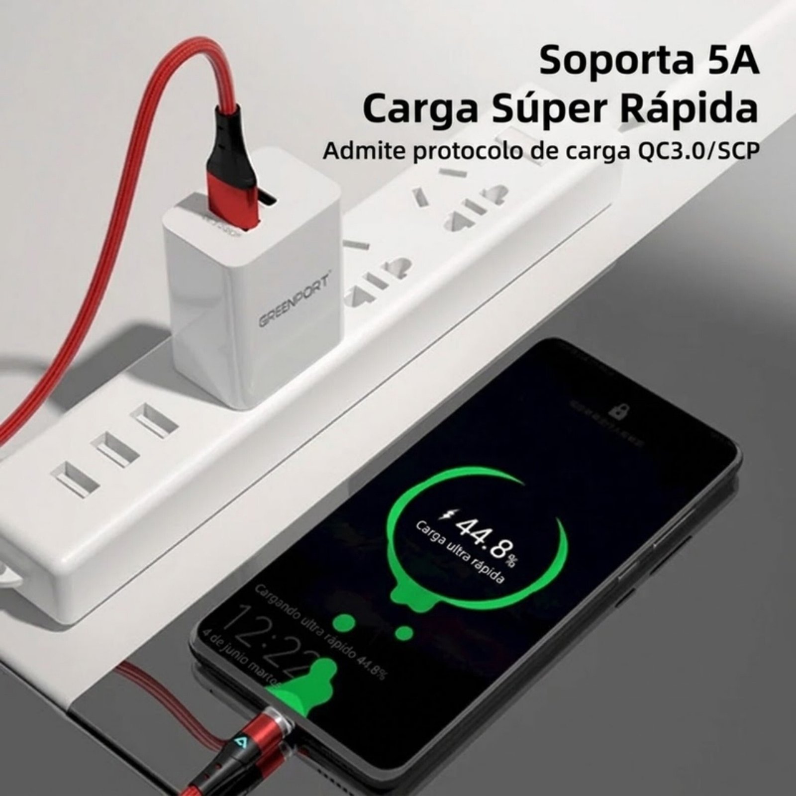 Cargador Usb, Adaptador Carga Rápida Pd, 20w, Tipo C Qc 3.0 - Blanco - Image 4