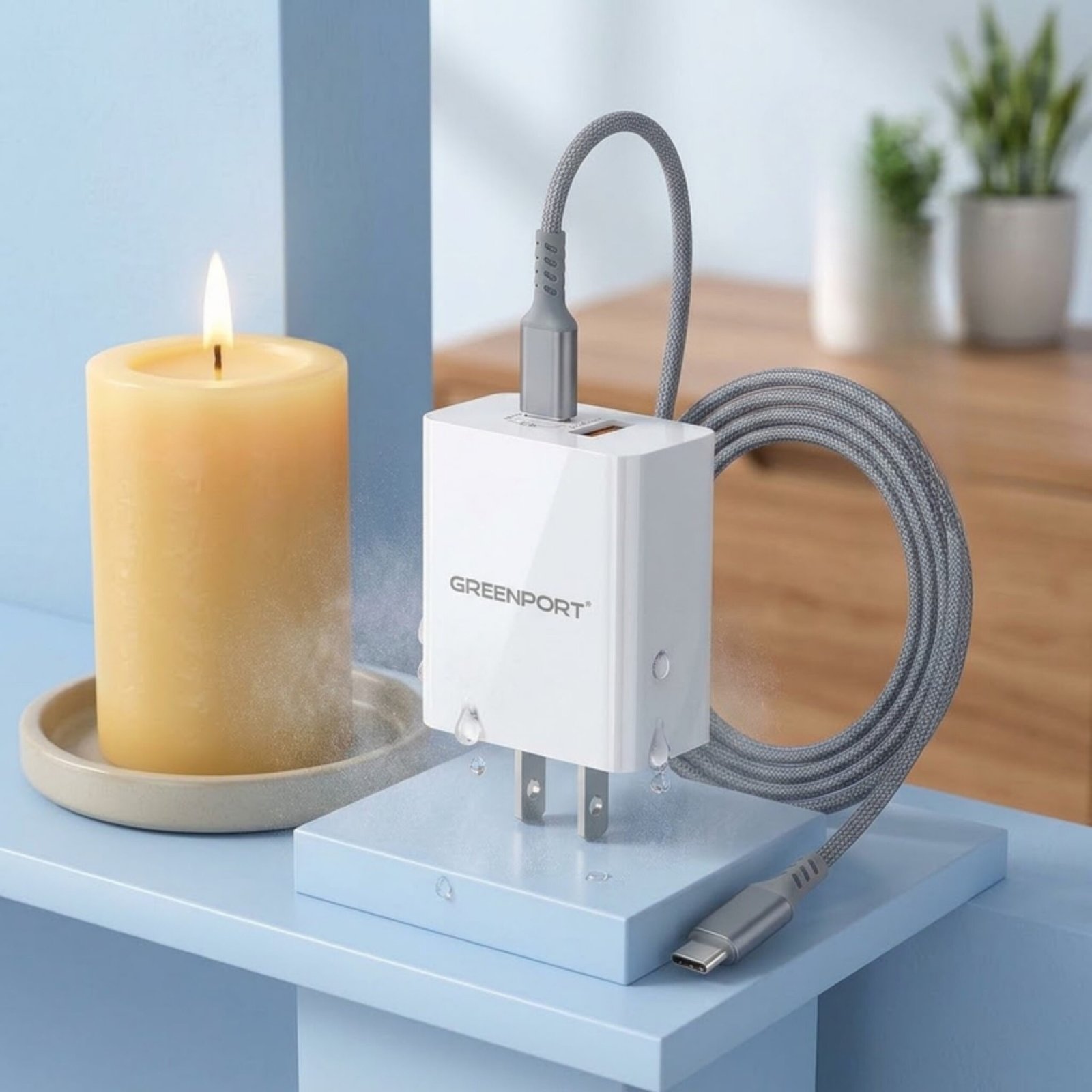 Pack: 2x Cargador Usb, Adaptador Carga Rápida Pd, 20w, Tipo C Qc 3.0 - Blanco. - Image 2