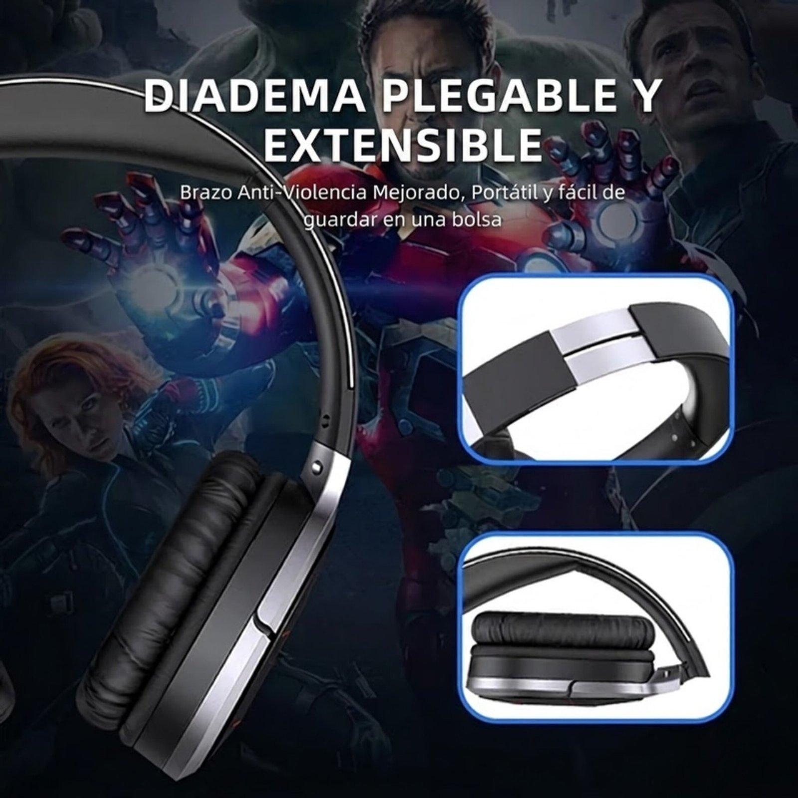 Auriculares Inalámbricos Plegables Para Juegos A799bl Awei - Image 4